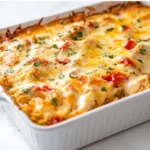 Cheesy Ground Beef and Rice Bake