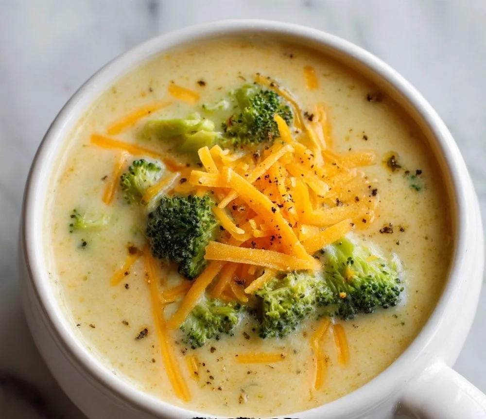 A comforting creamy soup