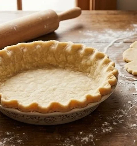 Delicious homemade crustless pumpkin pie ready to be served