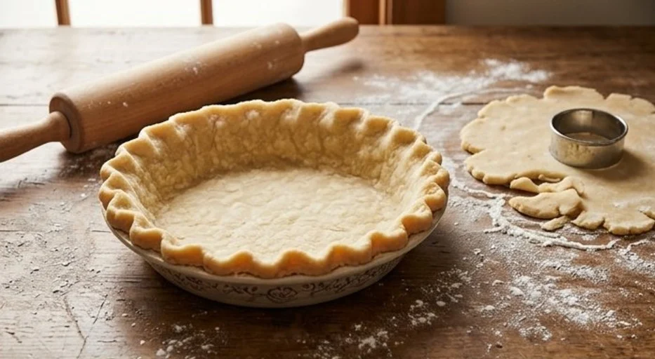 Delicious homemade crustless pumpkin pie ready to be served