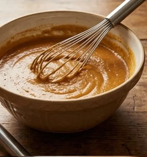 Delicious homemade pumpkin pie with whipped cream on a rustic wooden table