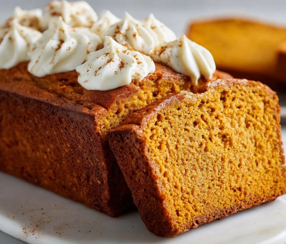 Delicious Pumpkin-Inspired Bread with a Creamy Twist