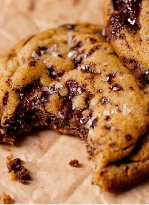 Delicious Pumpkin Chocolate Chip Cookies fresh out of the oven