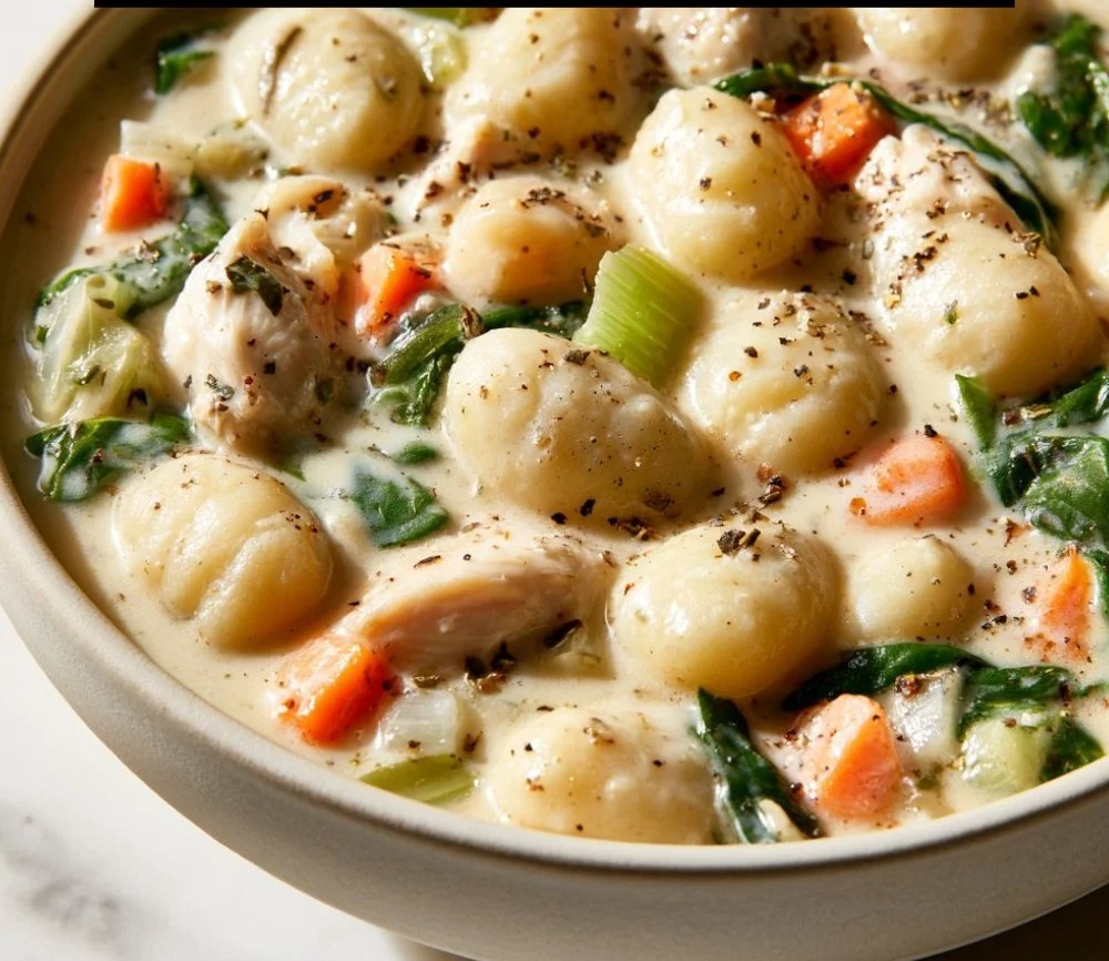 A warm and hearty slow cooker soup
