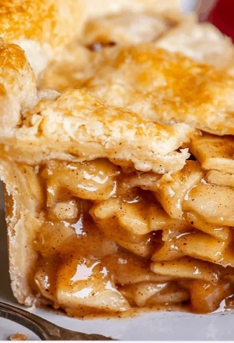 Delicious homemade apple pie recipe from The Food Charlatan with flaky crust