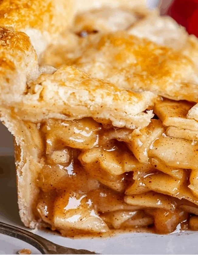 Delicious homemade apple pie recipe from The Food Charlatan with flaky crust