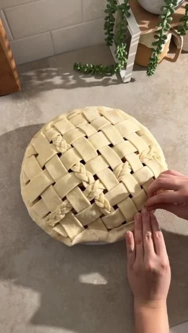 Cherry Apple Pie with Lattice Crust, showcasing sweet cherries and tart apples