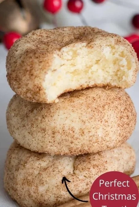 Delicious freshly baked cinnamon cream cheese cookies on a plate