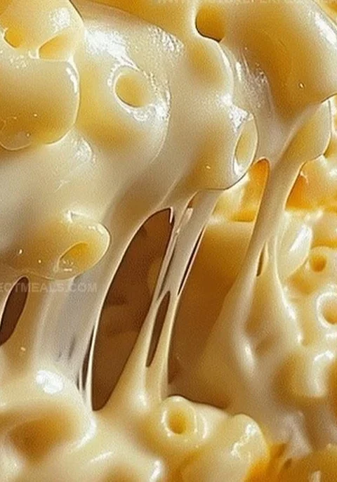 Creamy crockpot mac and cheese served in a family-friendly dish