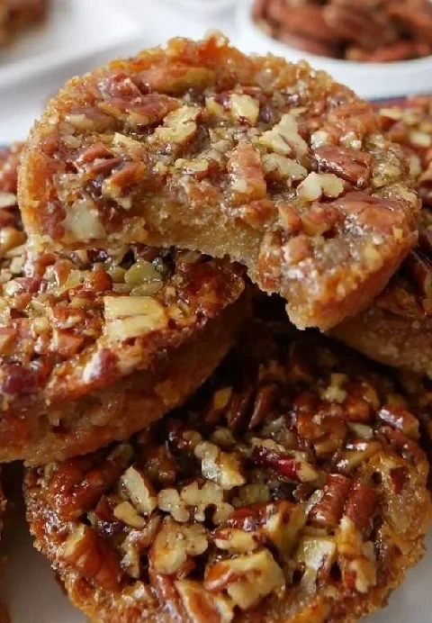 Mini pecan pies freshly baked, served on a plate for an inviting dessert option
