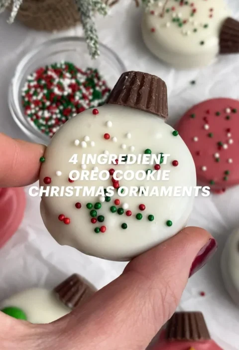 Oreo cookie Christmas ornament ideas for festive holiday decor