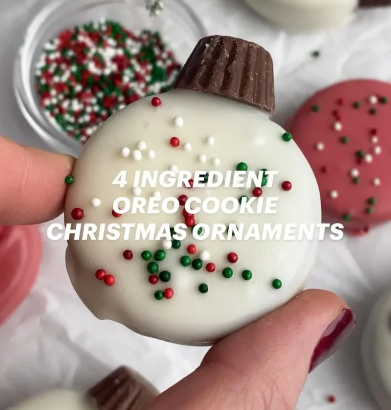 Oreo cookie Christmas ornament ideas for festive holiday decor
